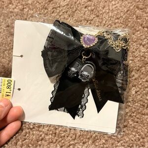 NWT Little Twin Stars Bow Bag Charm Sanrio Keychain